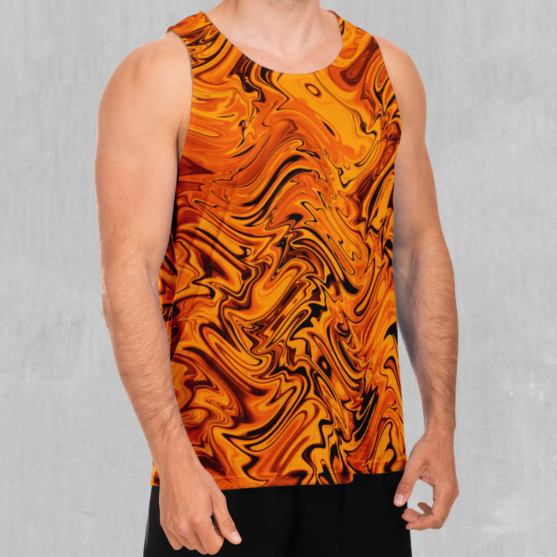 Lava Flow Men's Tank Top - Azimuth Clothing