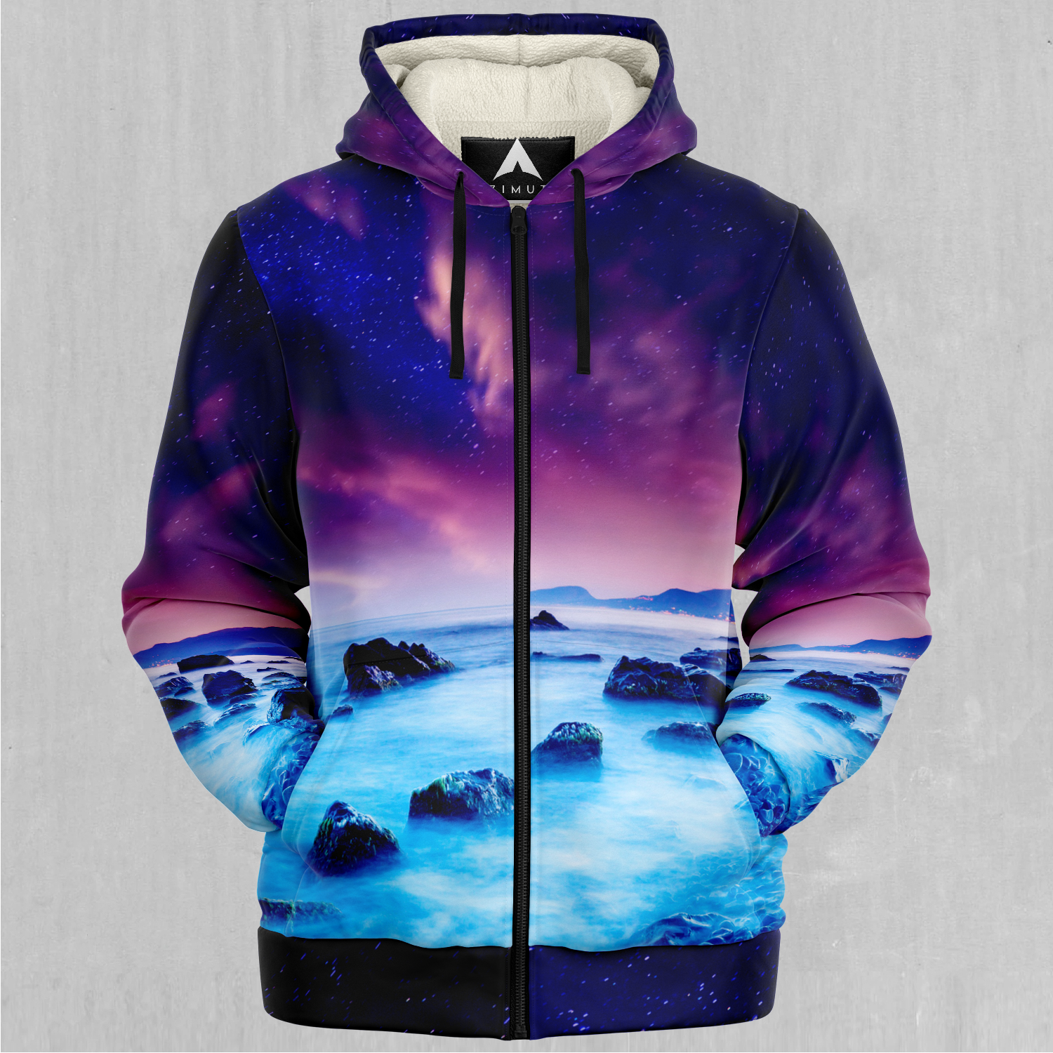 Liquid Lights Sherpa Hoodie