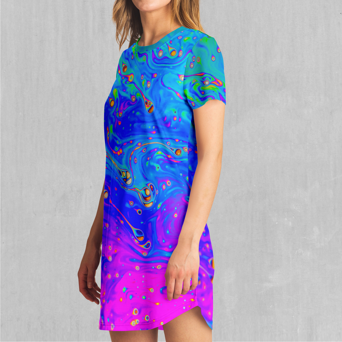 Liquified T-Shirt Dress