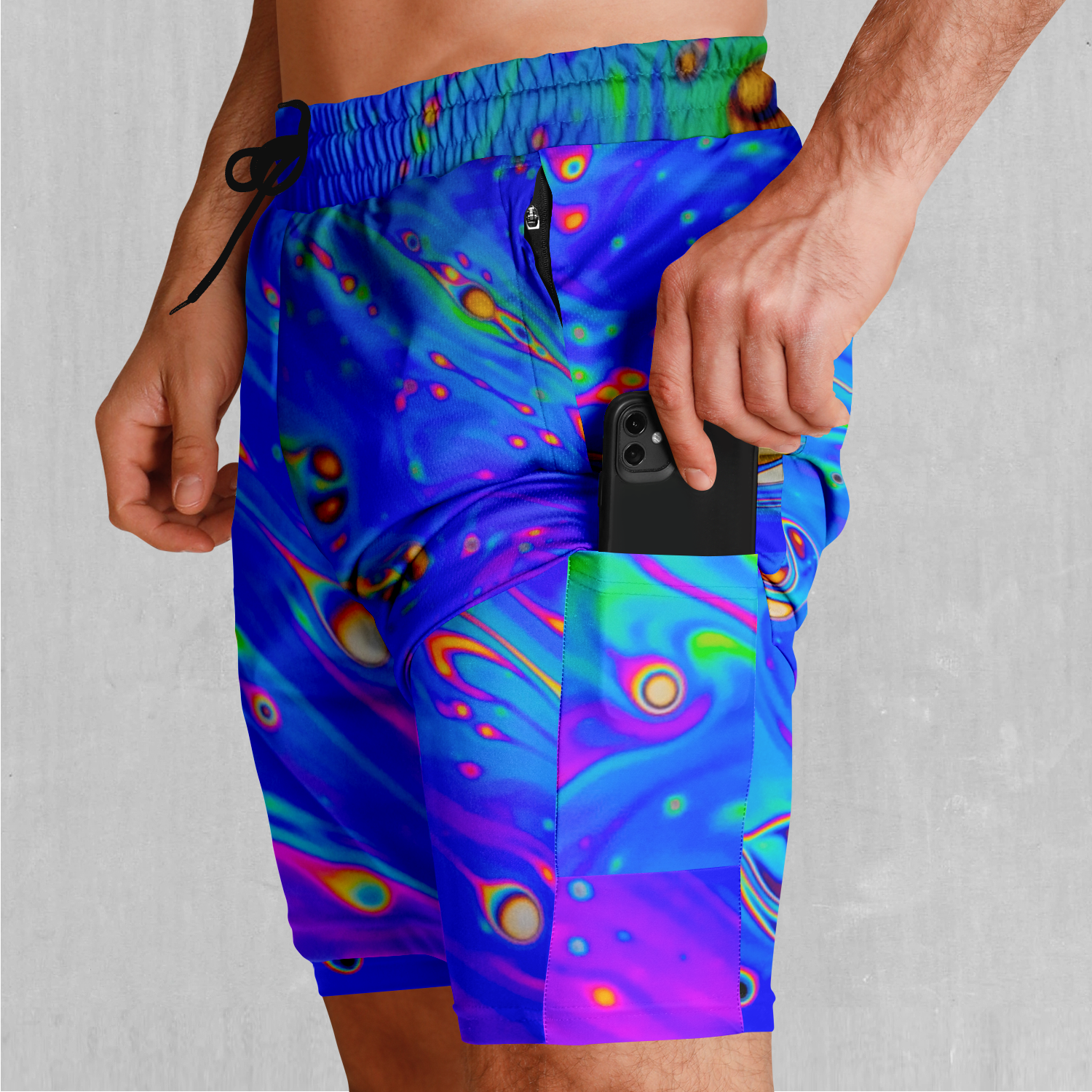 Liquified Men's 2 in 1 Shorts