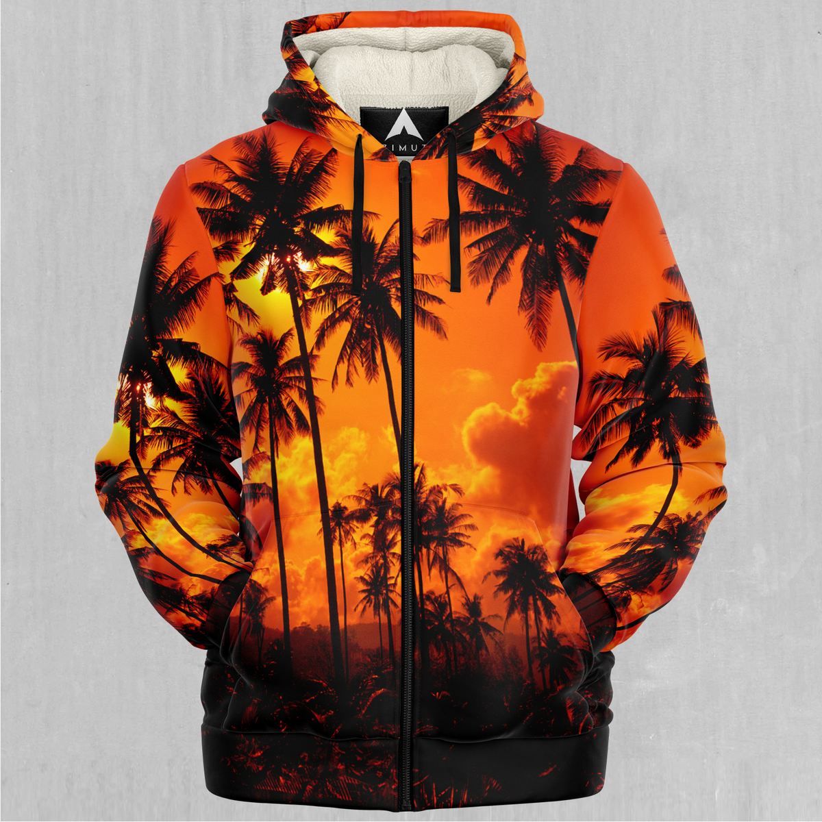 Lush Sunset Sherpa Hoodie