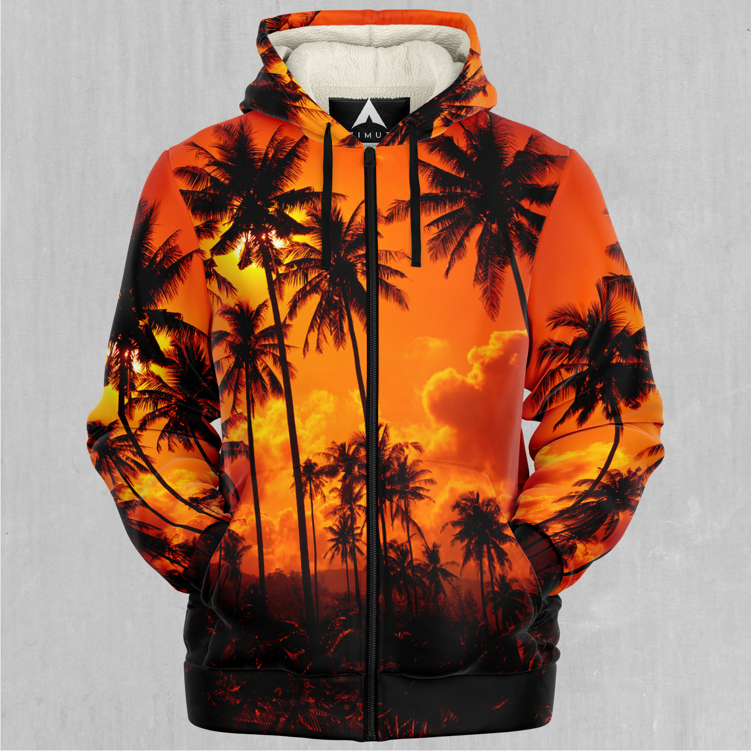 Lush Sunset Sherpa Hoodie