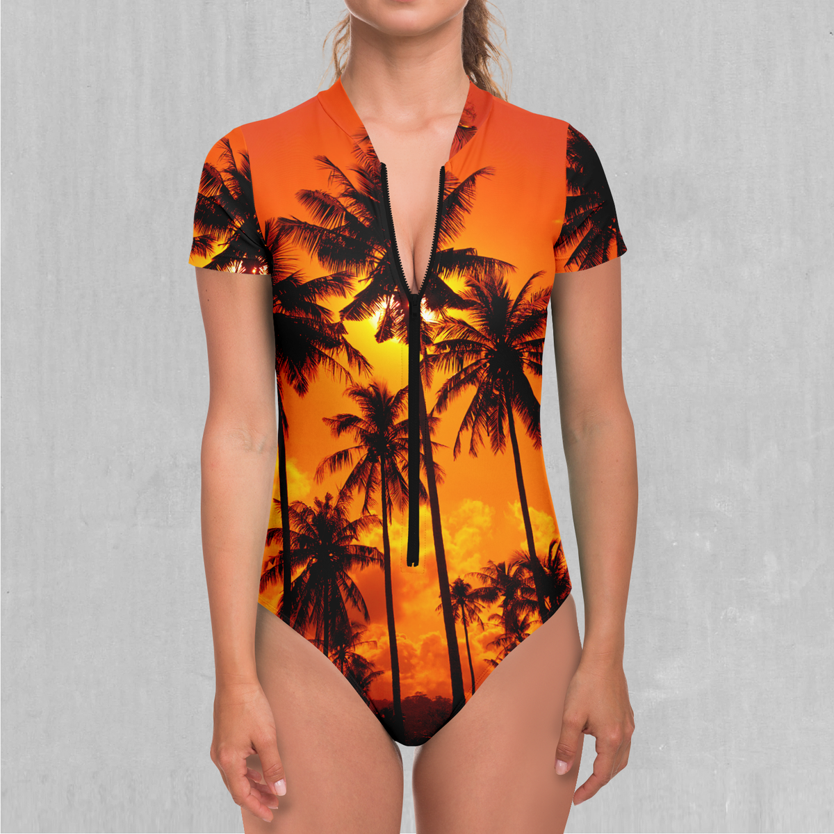 Lush Sunset Short Sleeve Bodysuit