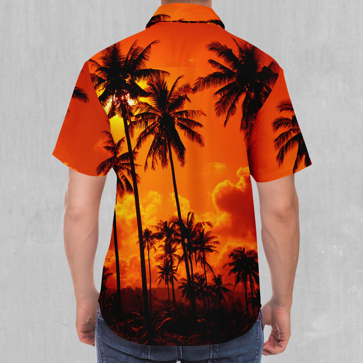 Lush Sunset Button Down Shirt