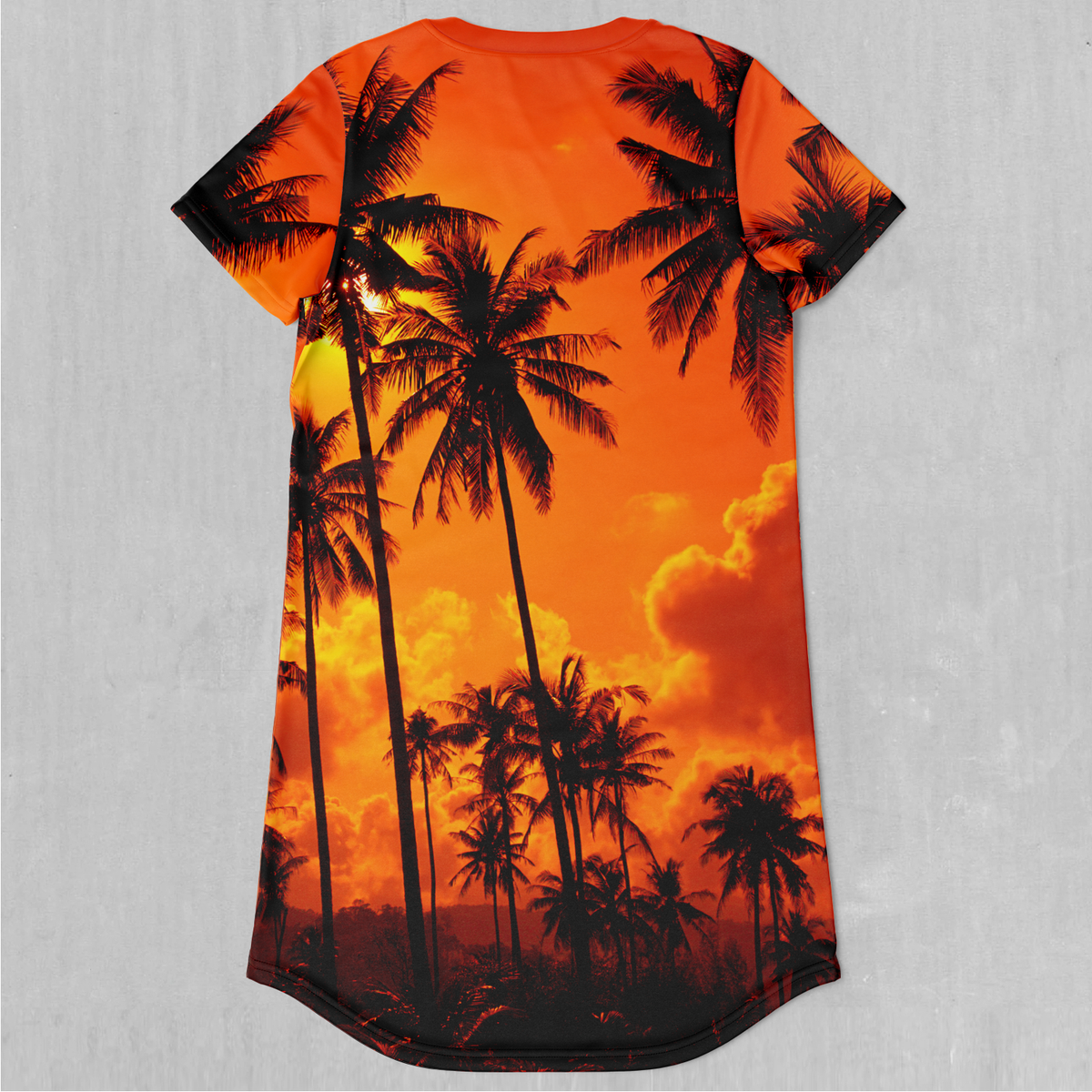 Lush Sunset T-Shirt Dress
