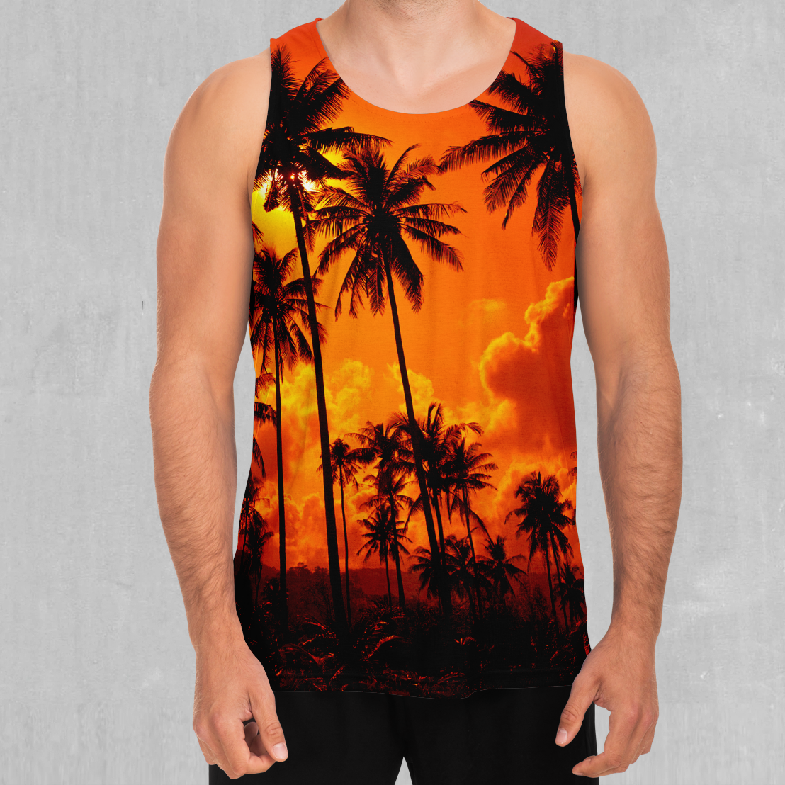 Lush Sunset Men's Tank Top