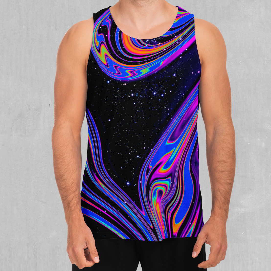 Chromatic Cosmos Men's Tank Top