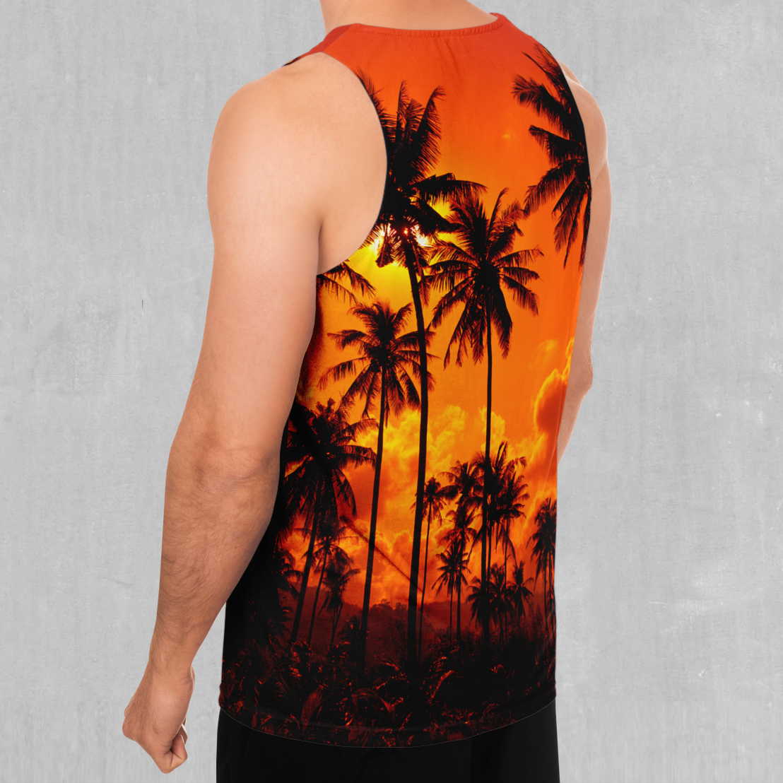 Lush Sunset Men's Tank Top