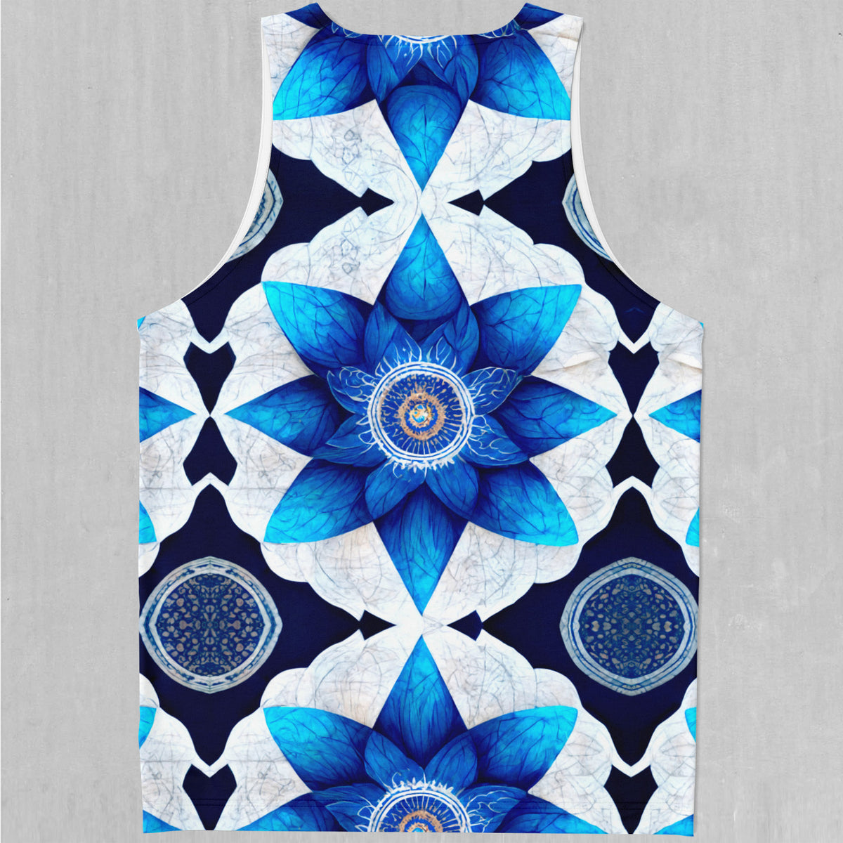 Delphinium Mandala Men's Tank Top