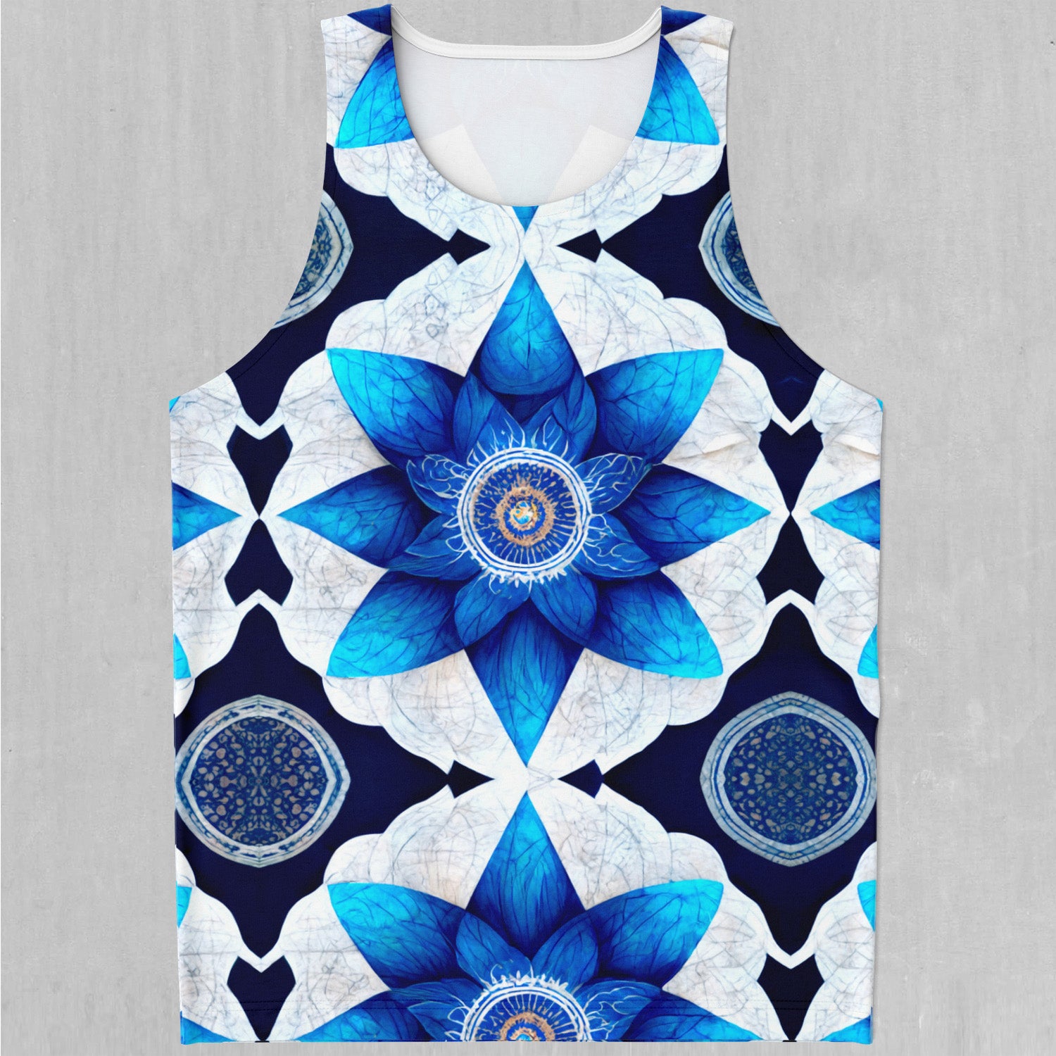 Delphinium Mandala Men's Tank Top