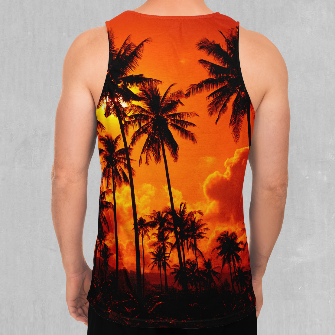 Lush Sunset Men's Tank Top