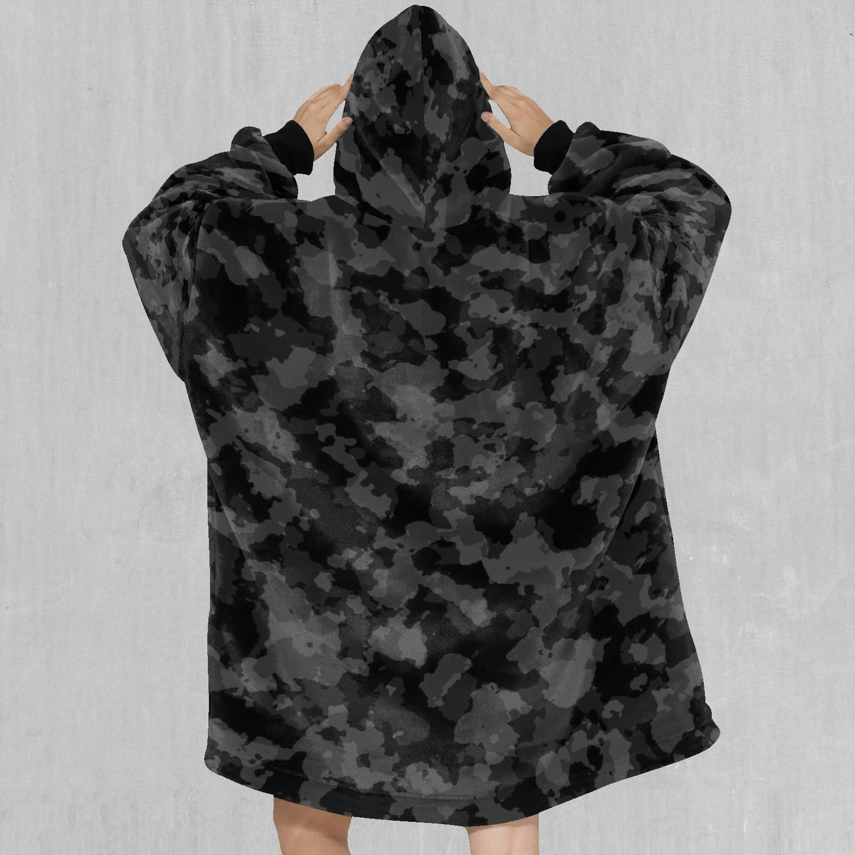 Midnight Camo Blanket Hoodie