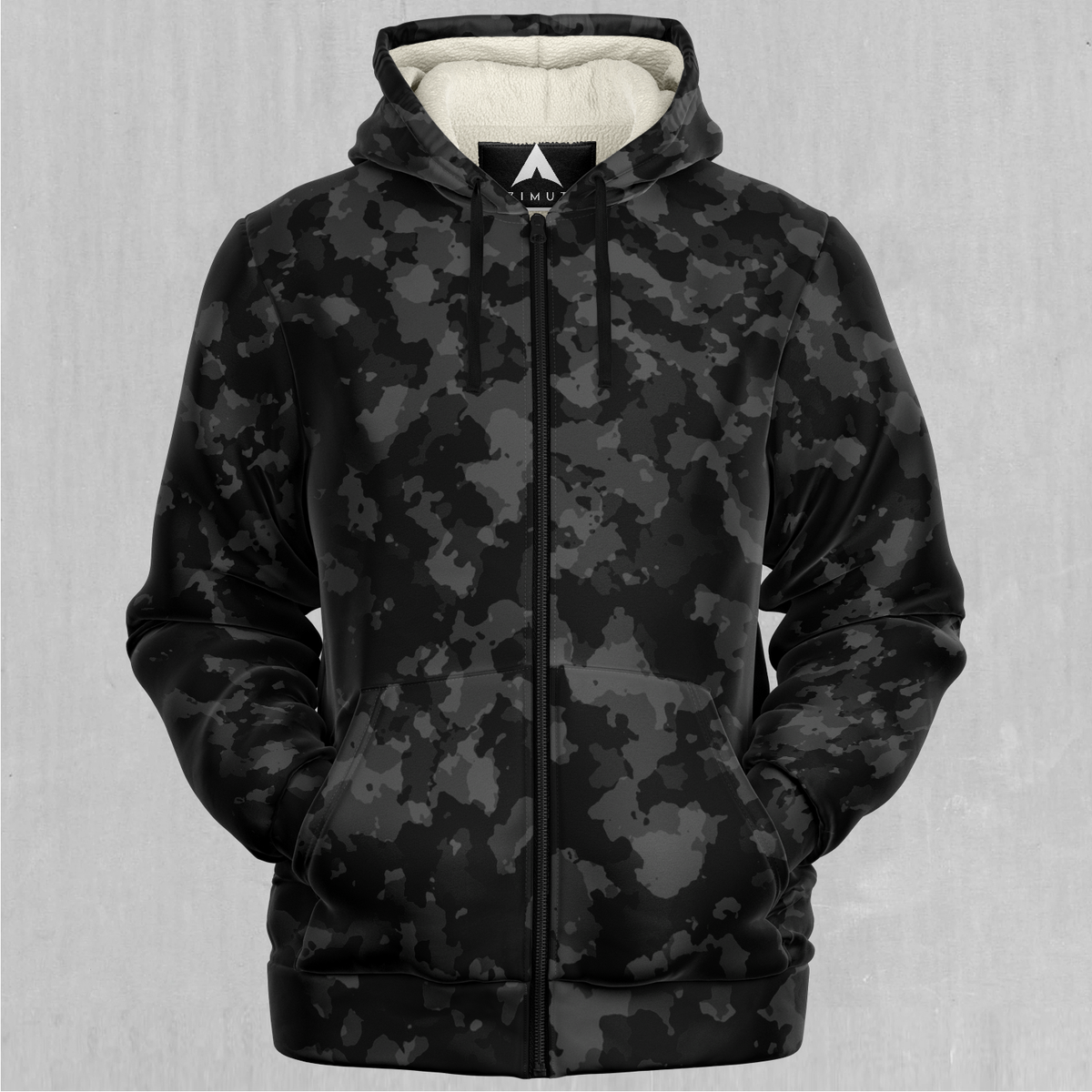 Midnight Camo Sherpa Hoodie