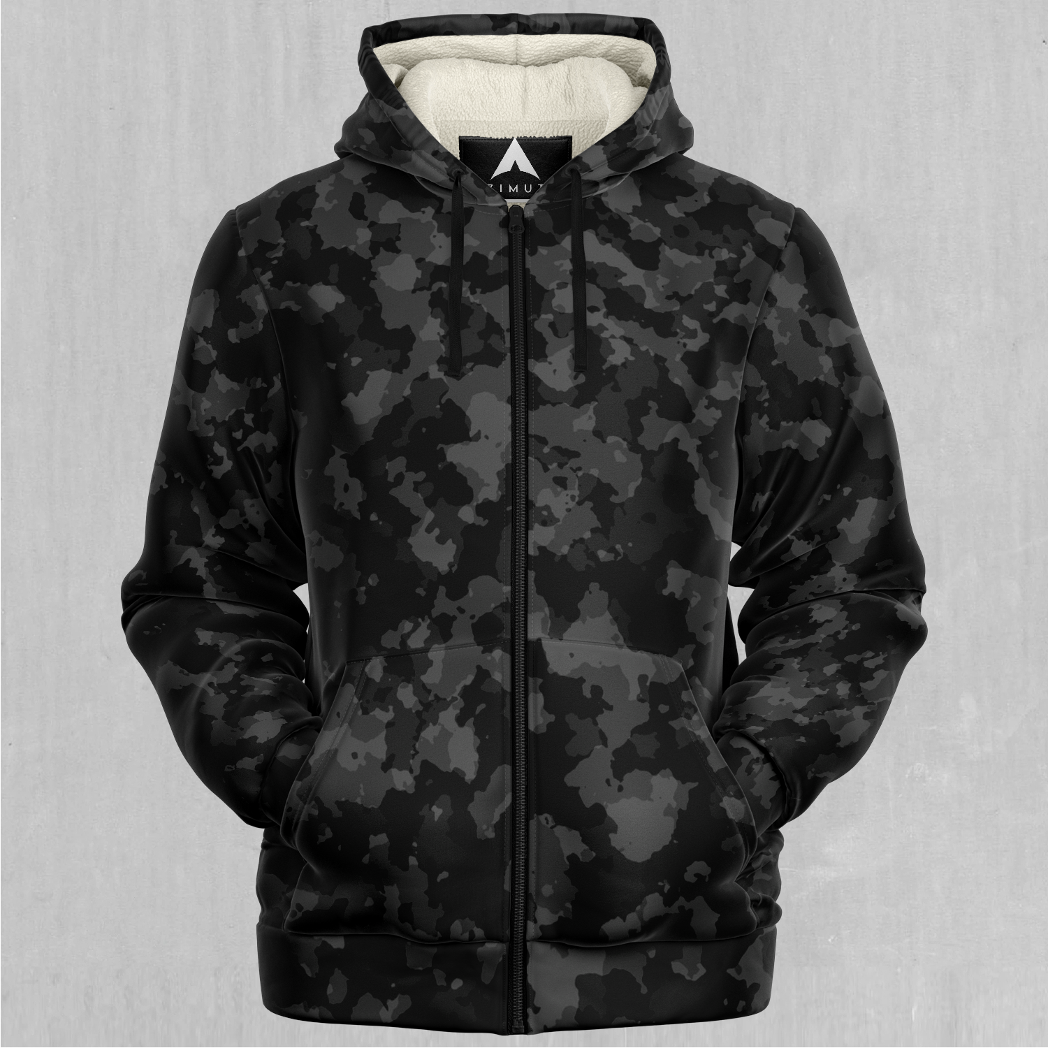 Midnight Camo Sherpa Hoodie