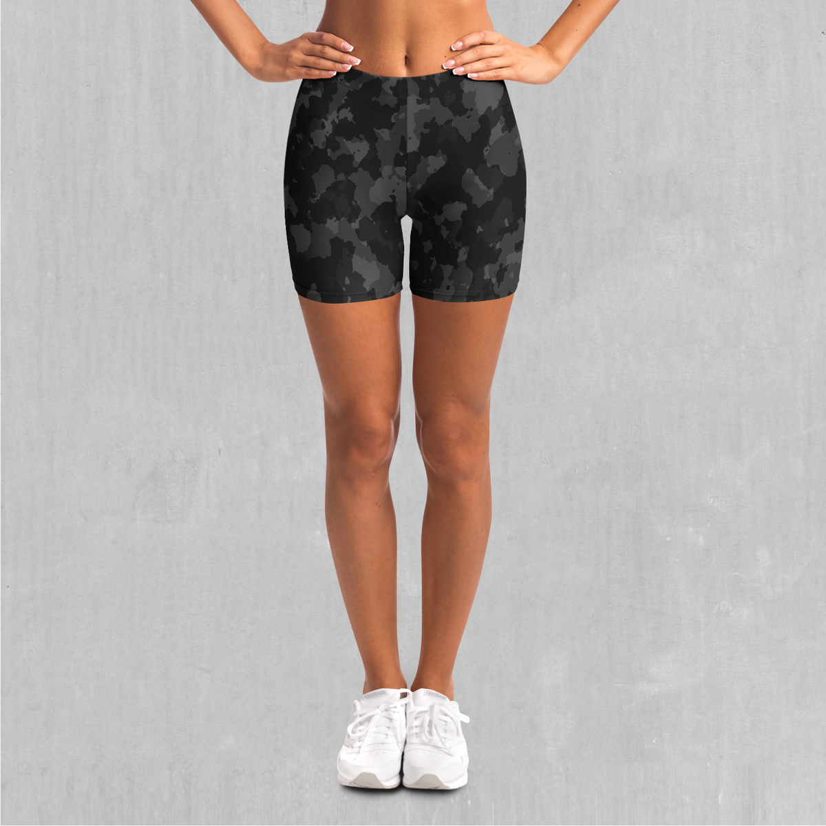 Midnight Camo Yoga Shorts
