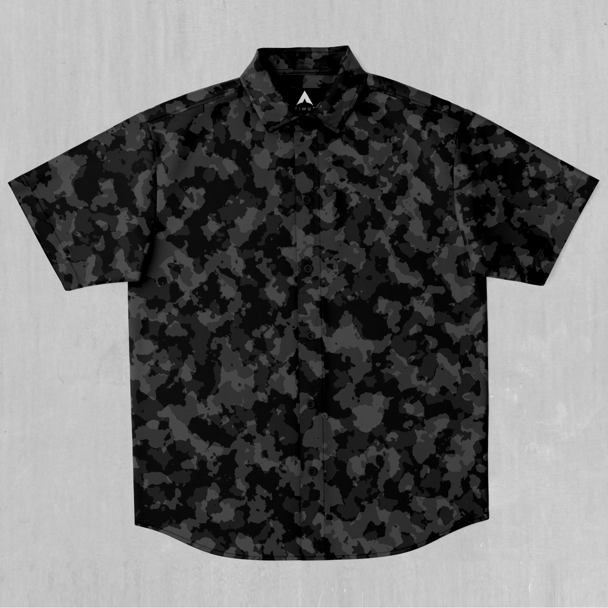 Midnight Camo Button Down Shirt