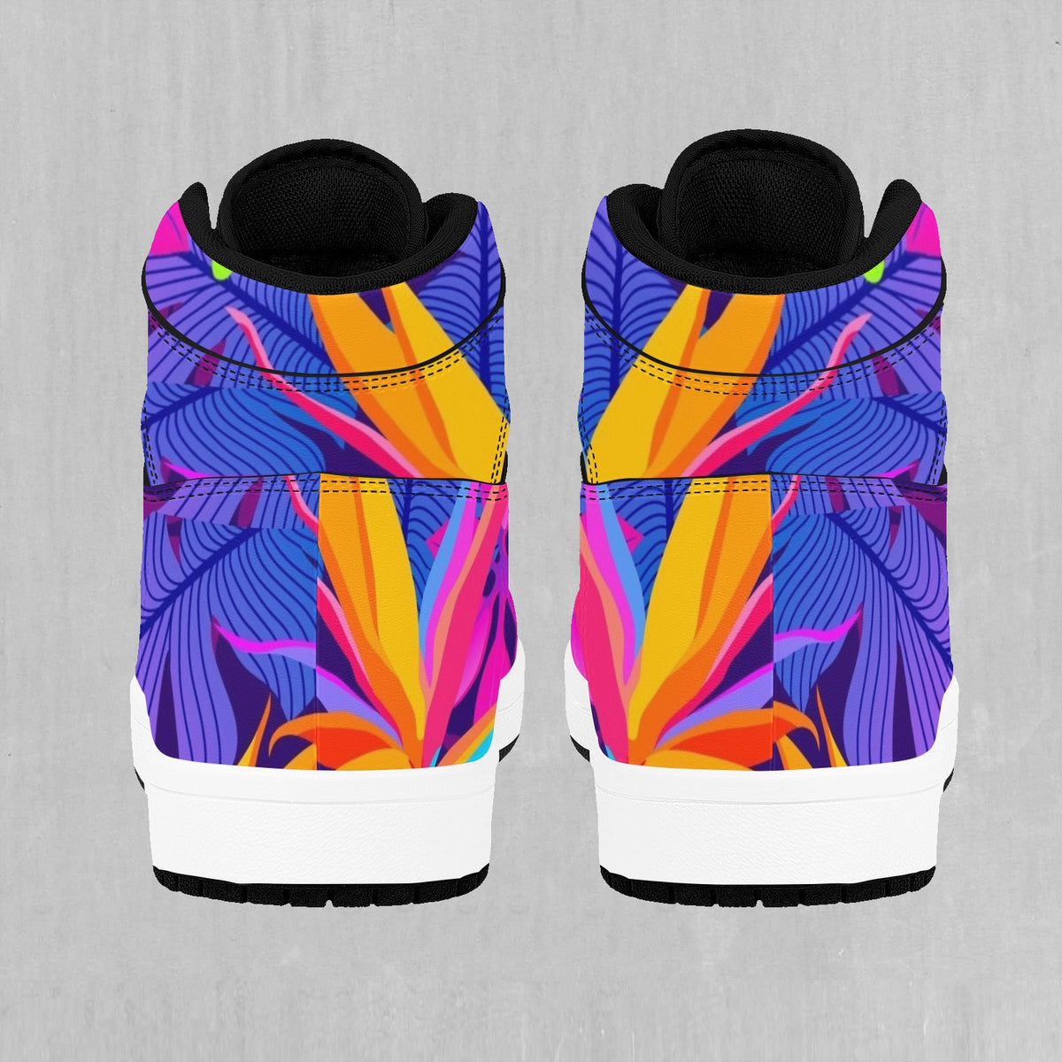 Neon Jungle High Top Sneakers