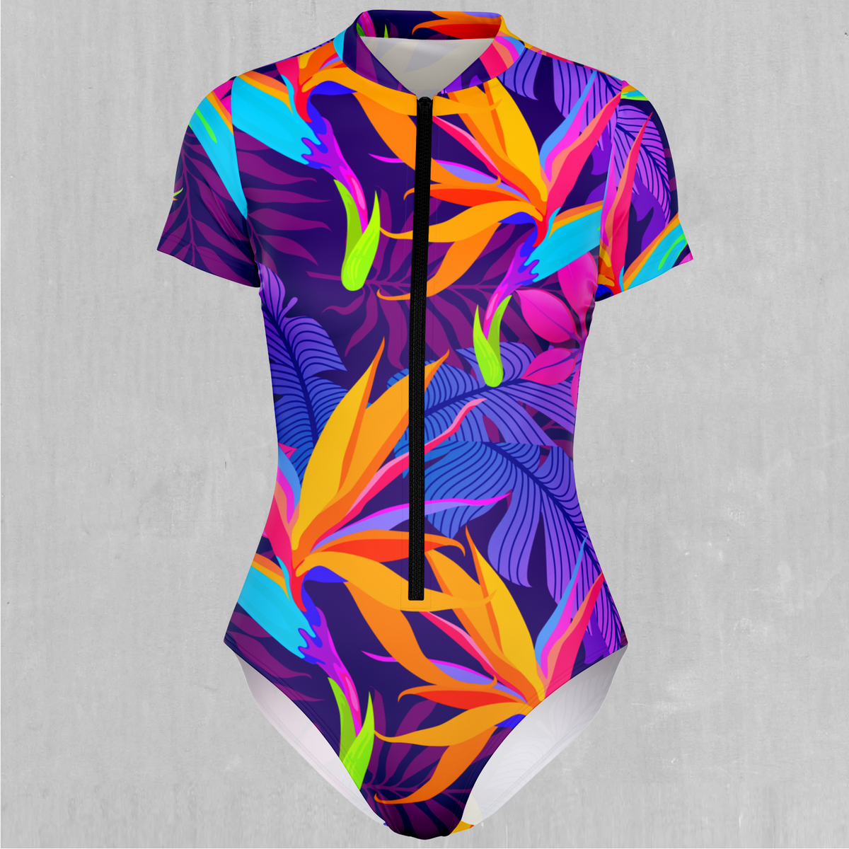 Neon Jungle Short Sleeve Bodysuit