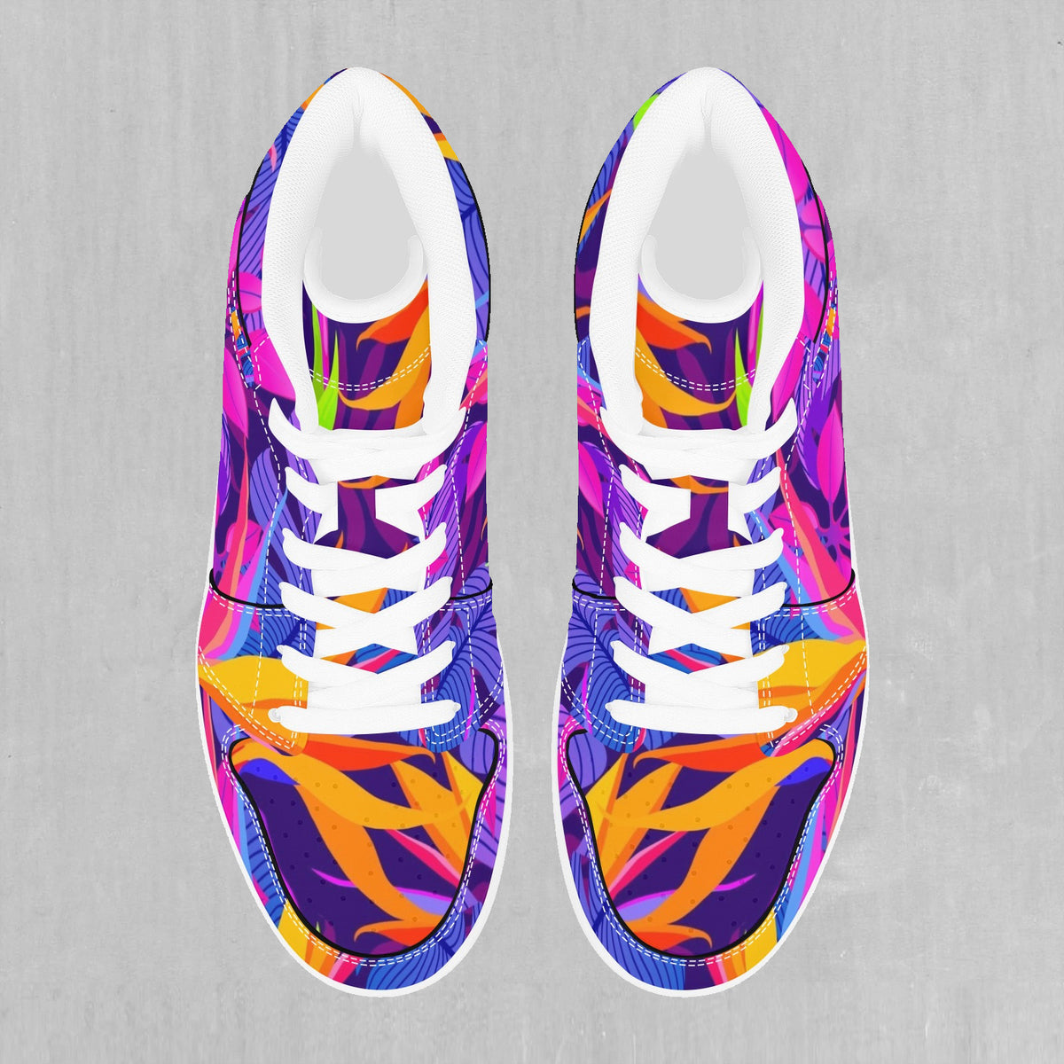 Neon Jungle High Top Sneakers