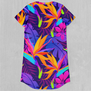 Neon Jungle T-Shirt Dress