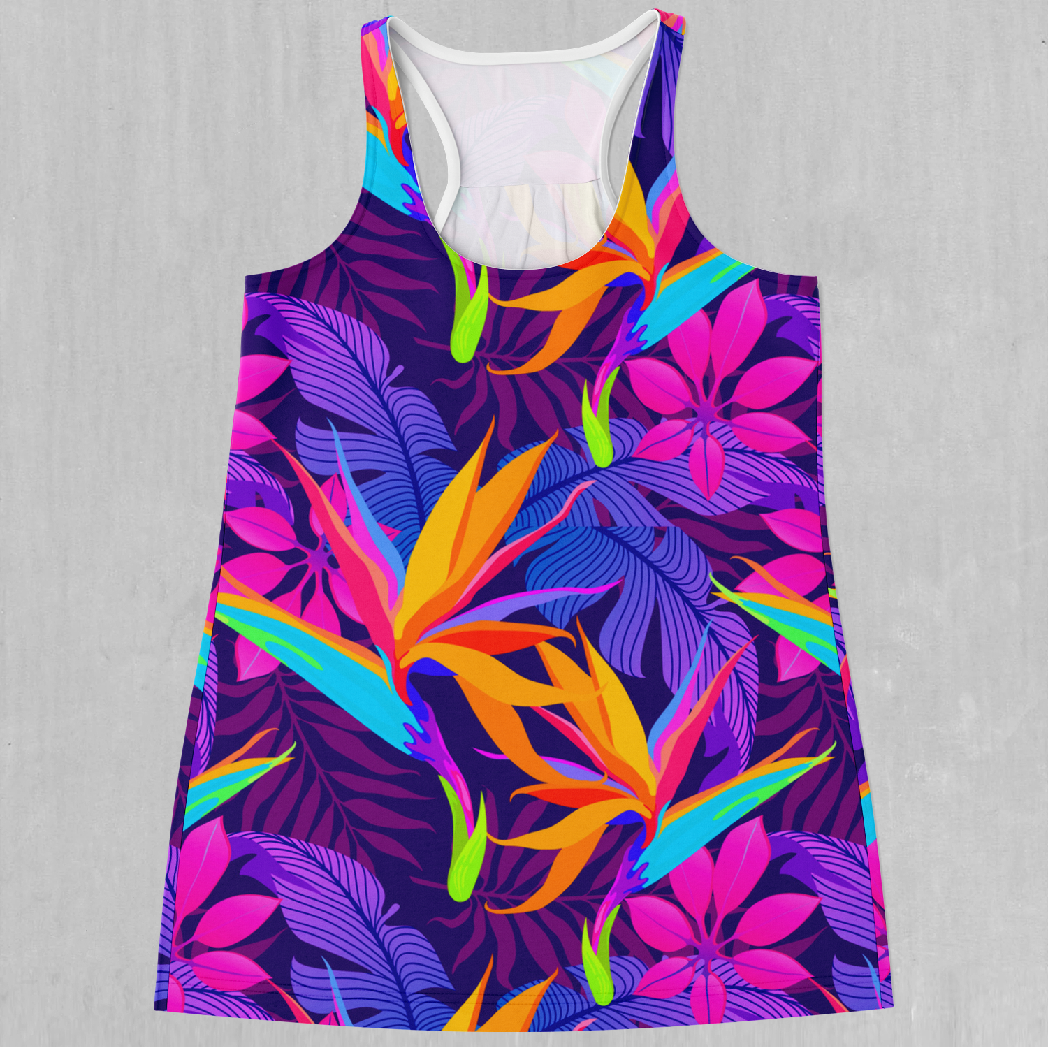 Verdusa Men's Tie Dye Round Neck Tank Top Casual Sleeveless