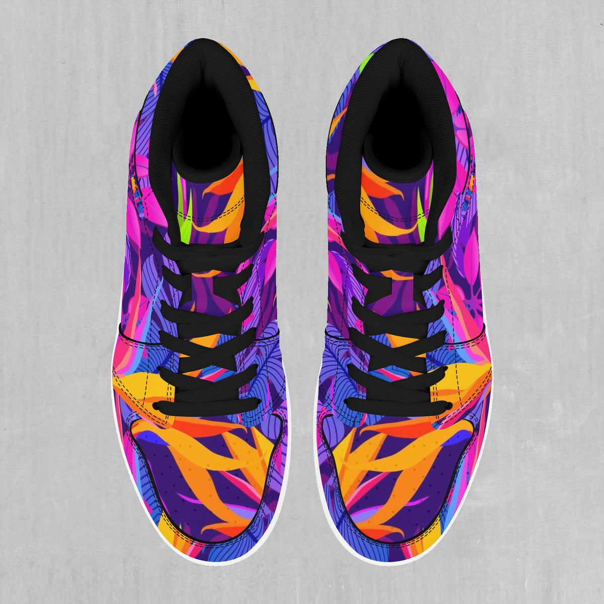 Neon Jungle High Top Sneakers