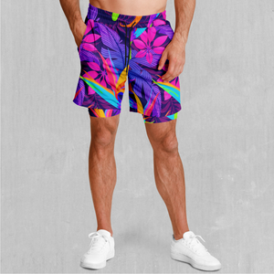 Neon Jungle Men's 2 in 1 Shorts