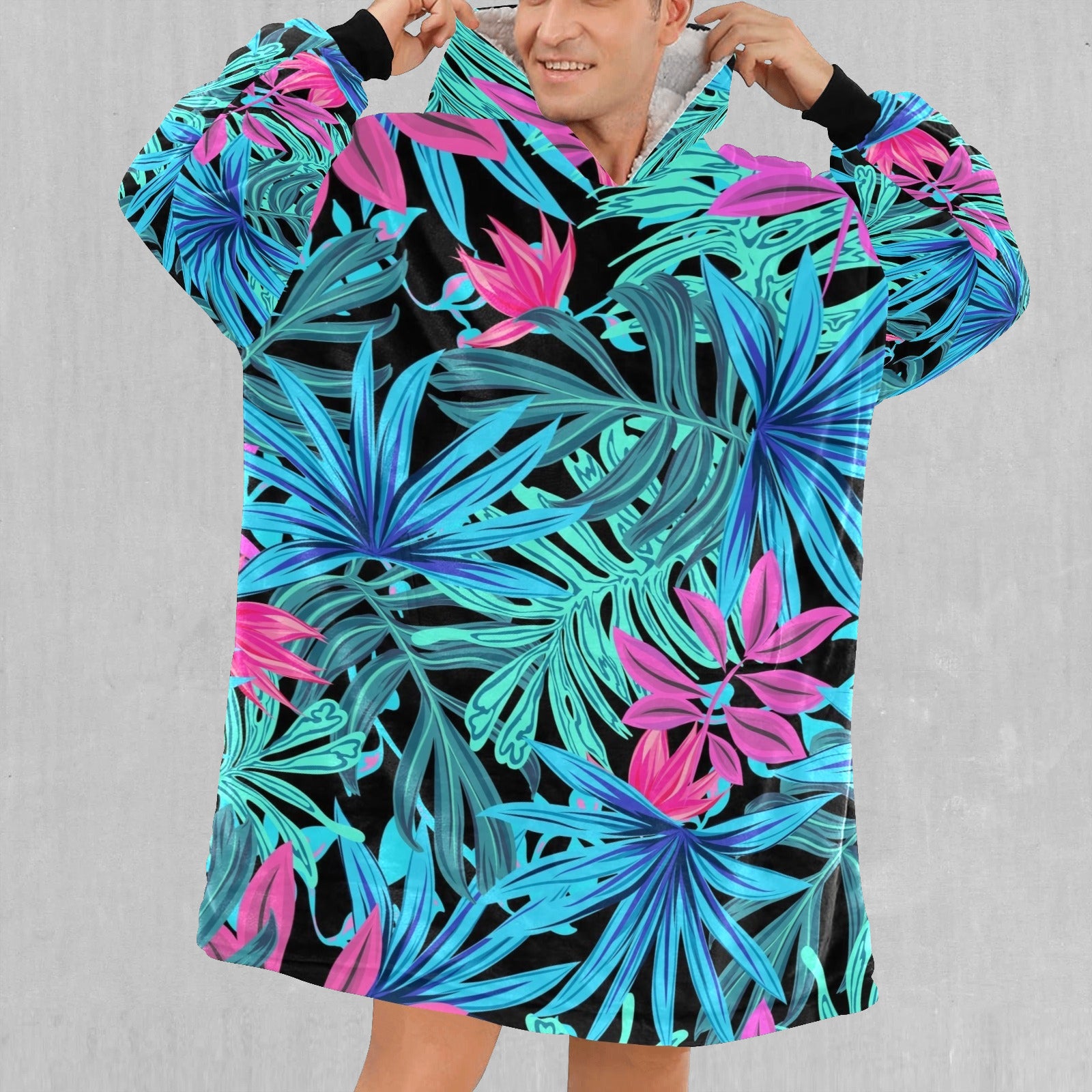 Neon Lush Blanket Hoodie