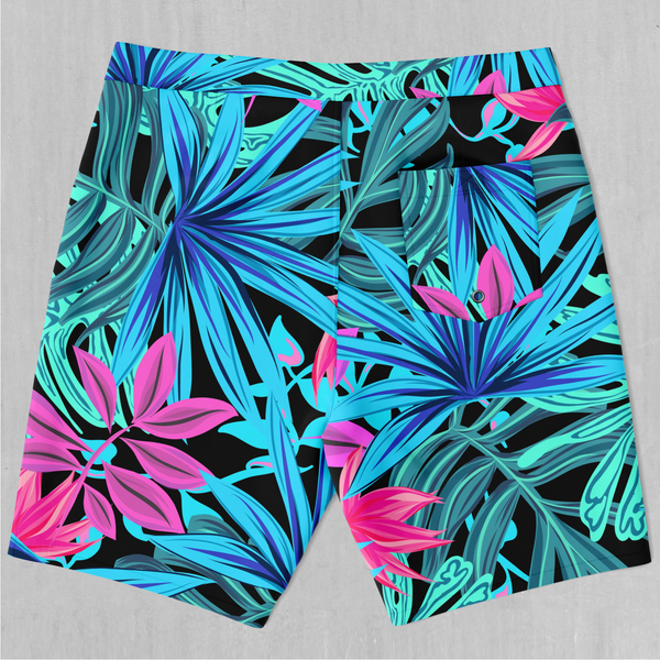 VEATMのNEON GRAPHIC SURF SHORTS、Lサイズ Neon Lush Board Shorts | Festival Board Shorts | Rave Board Shorts
