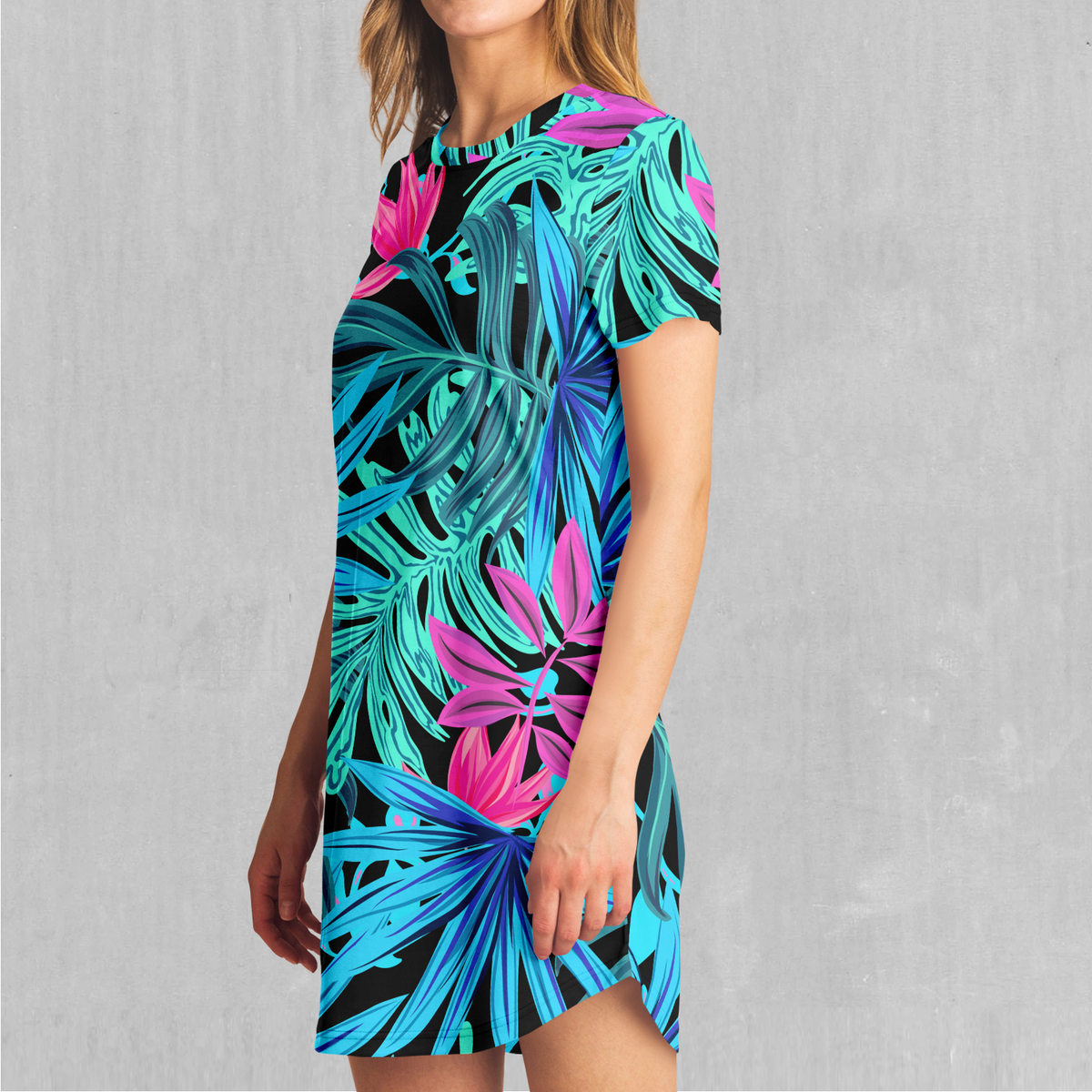 Neon Lush T-Shirt Dress