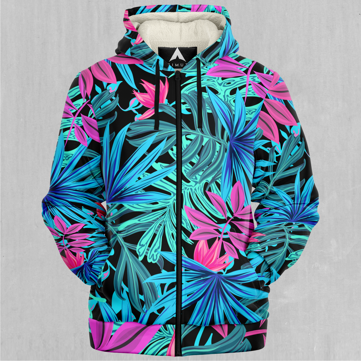 Neon Lush Sherpa Hoodie