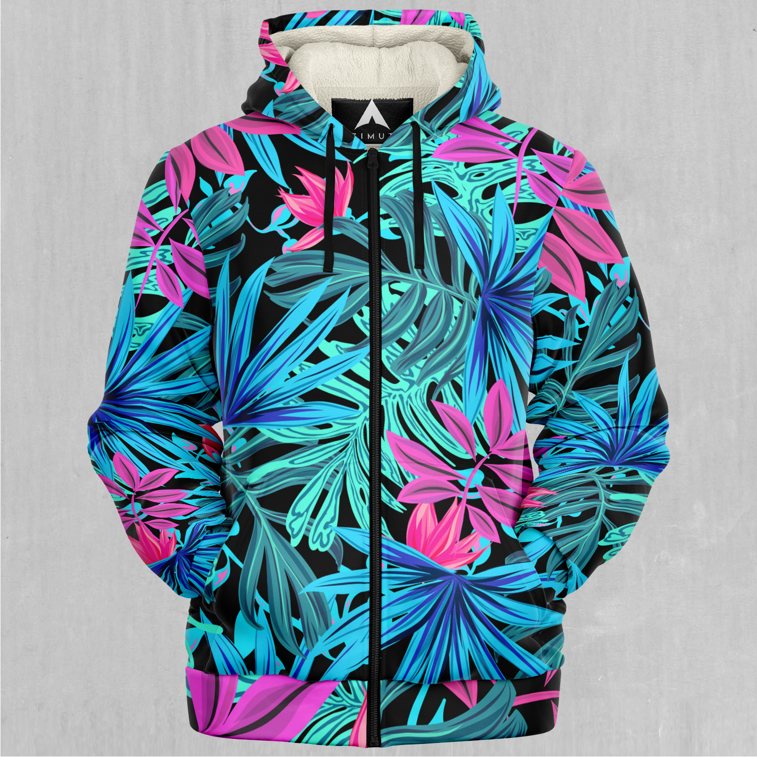 Neon Lush Sherpa Hoodie