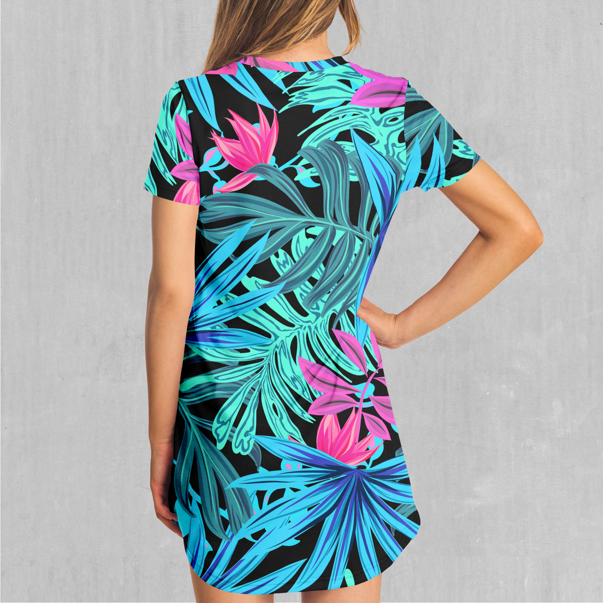 Neon Lush T-Shirt Dress