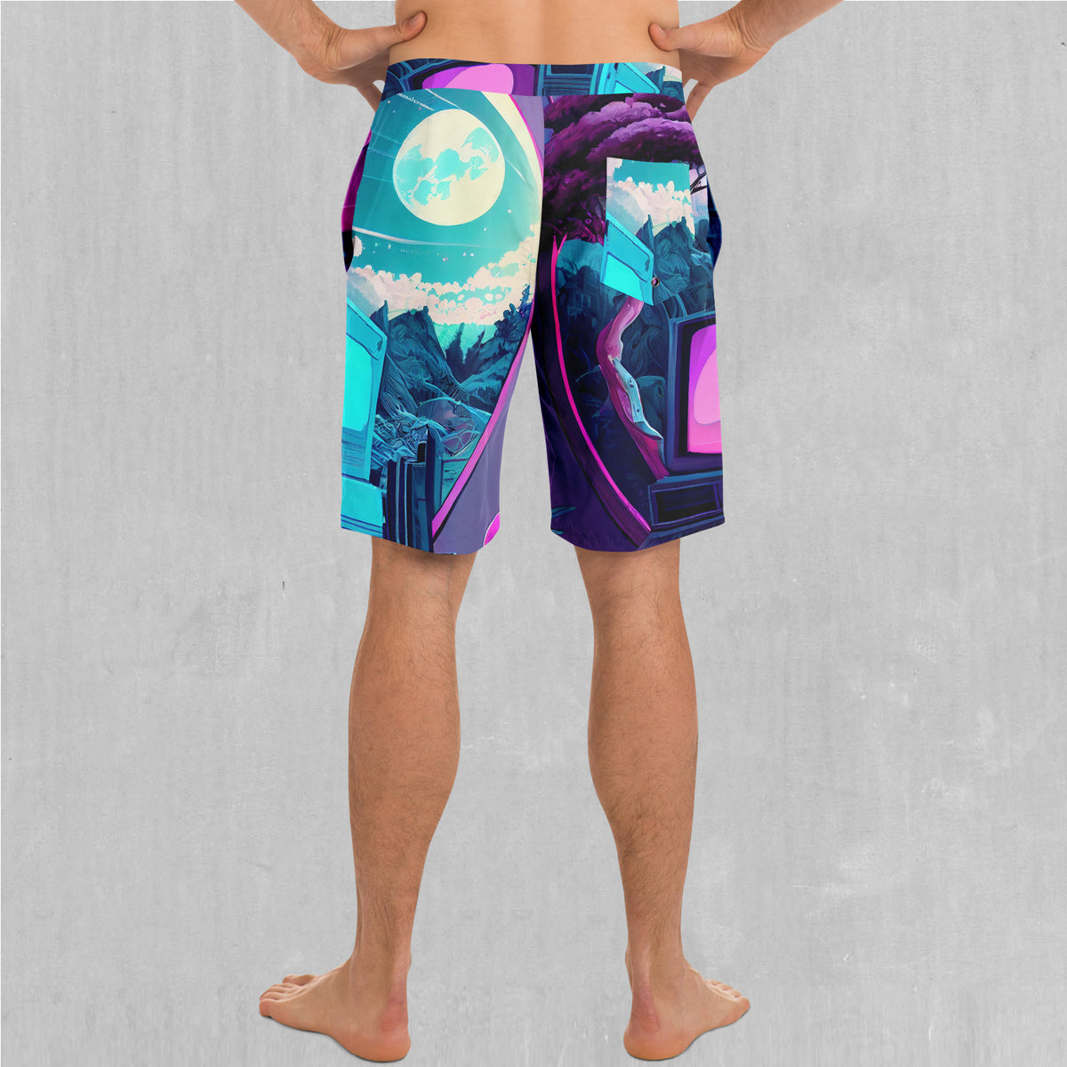 Neon Nexus Board Shorts