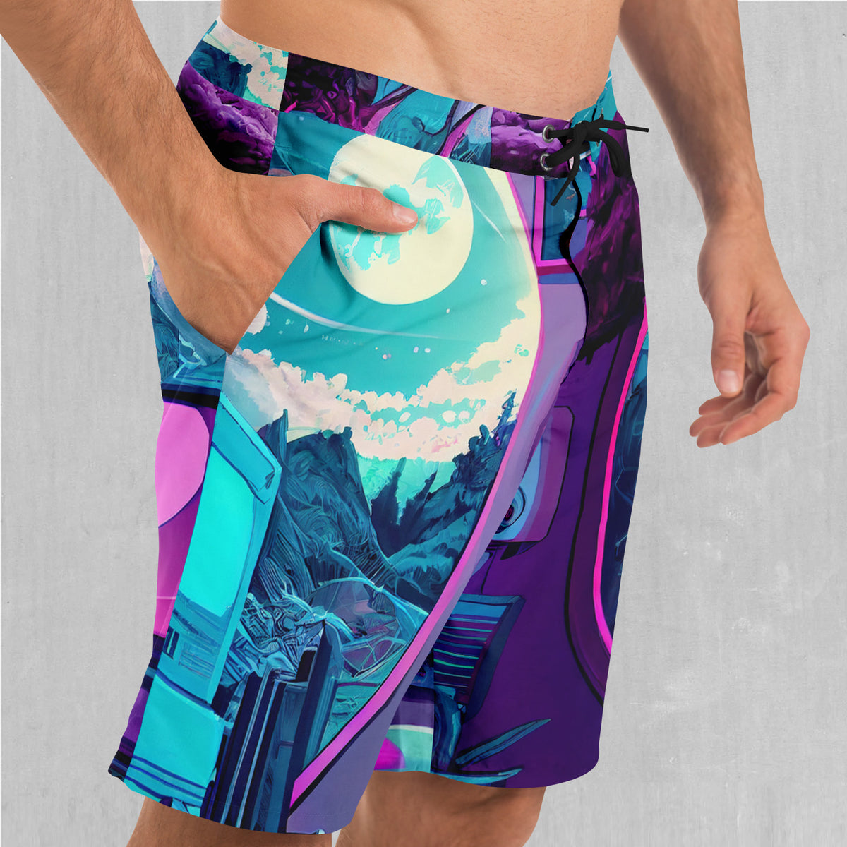 Neon Nexus Board Shorts