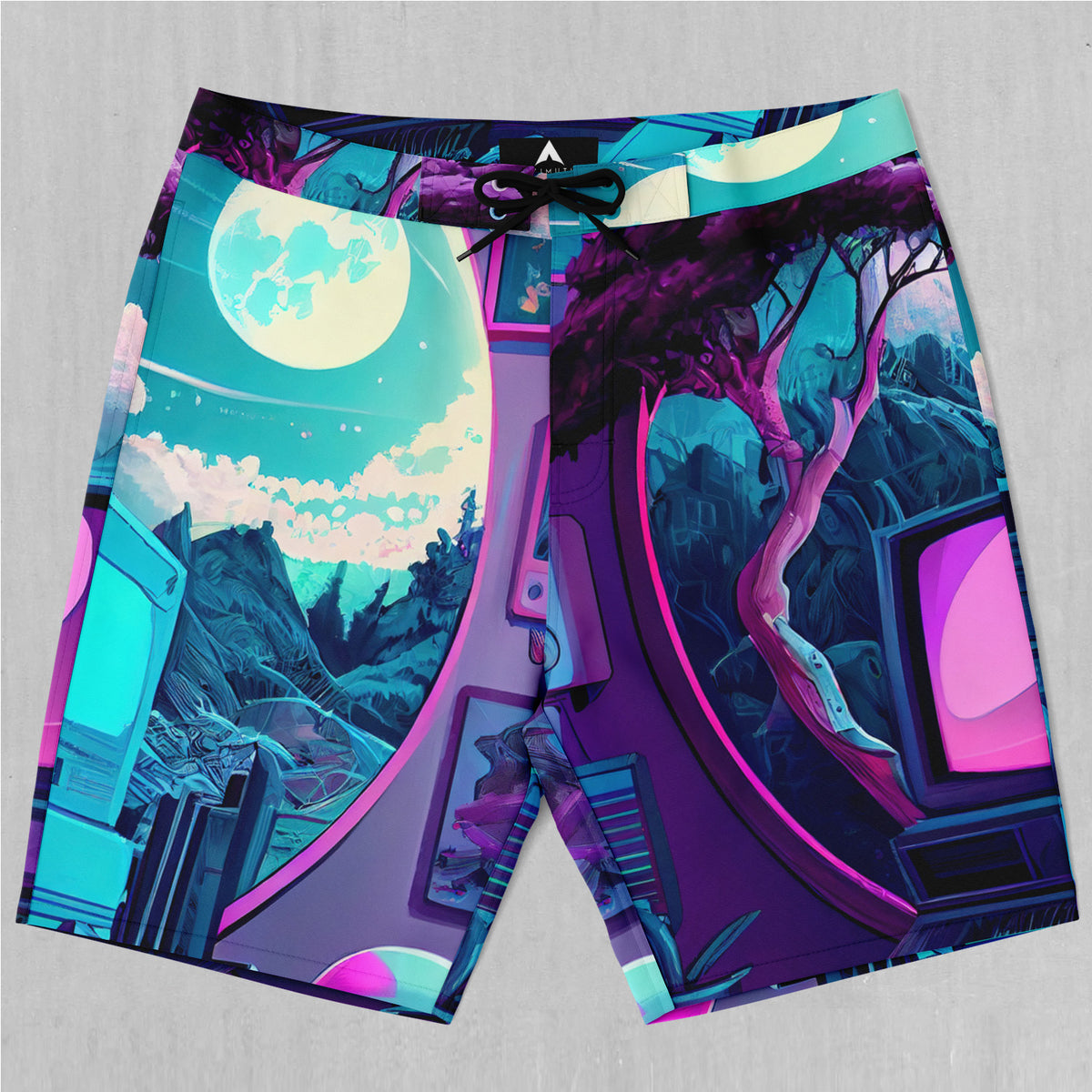 Neon Nexus Board Shorts