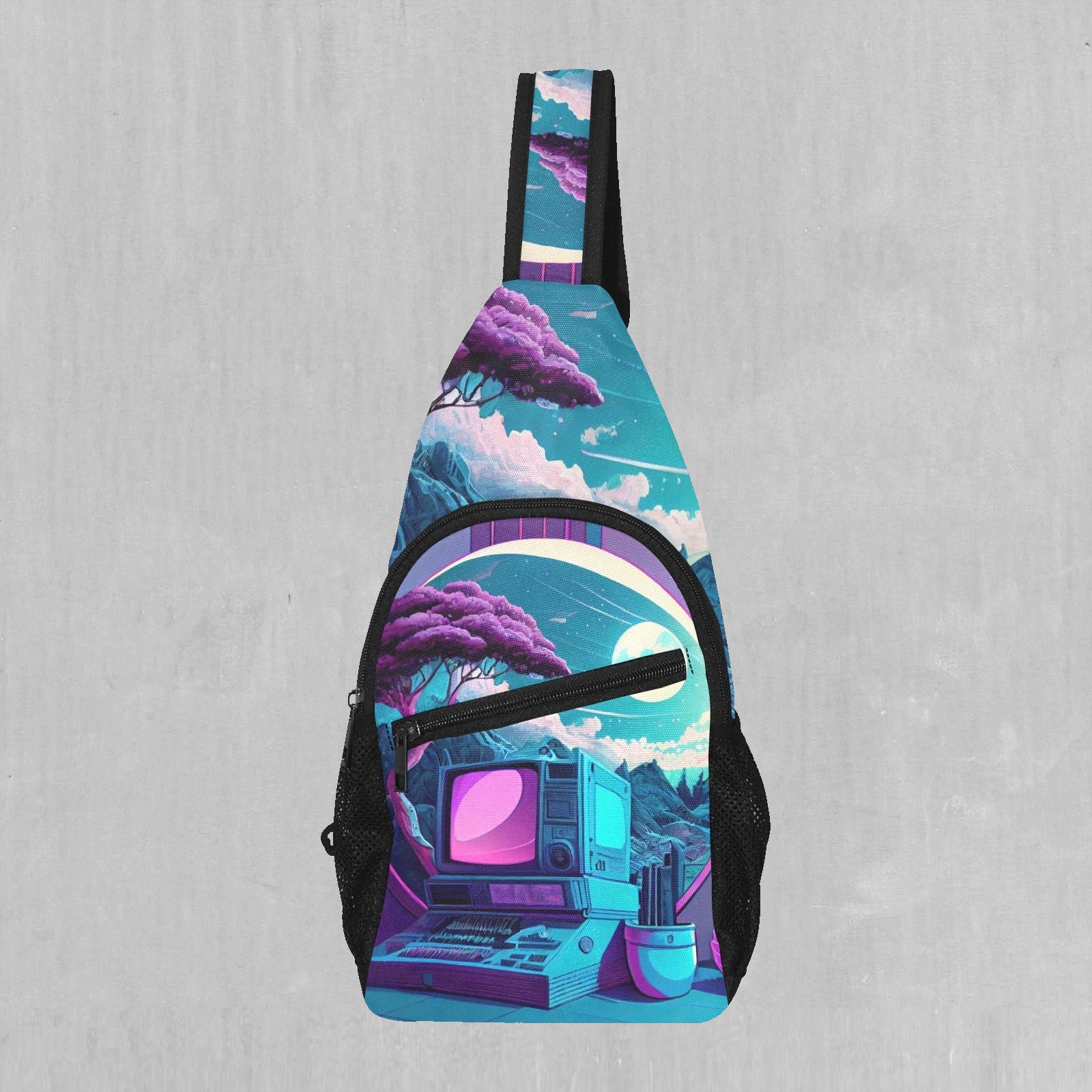 Neon Nexus Sling Bag