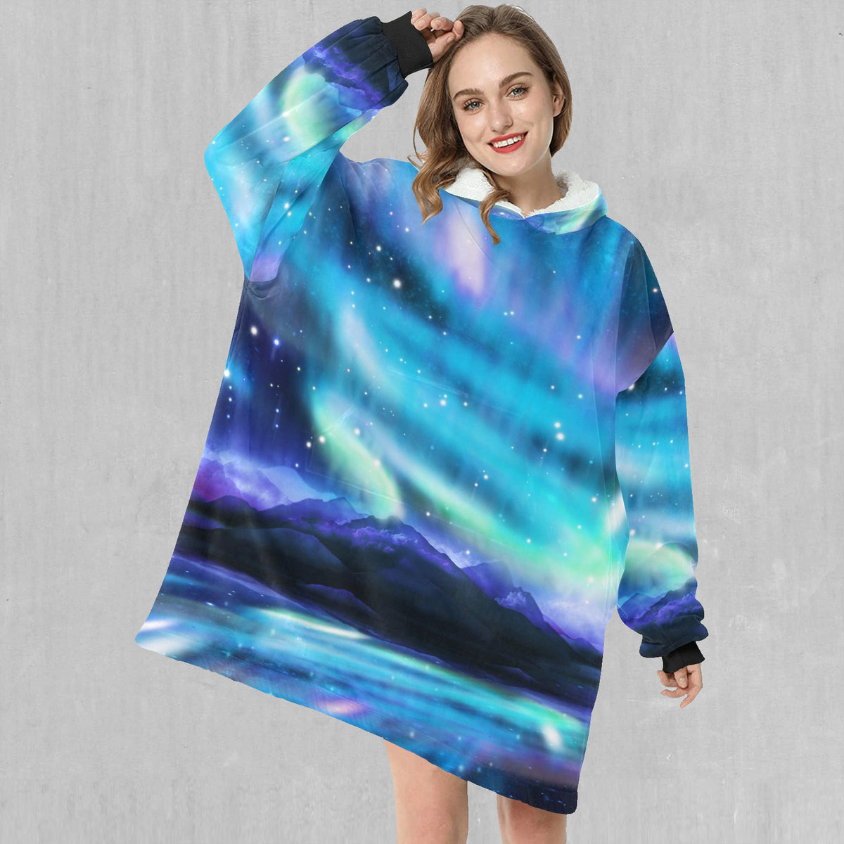 Northern Lights Blanket Hoodie