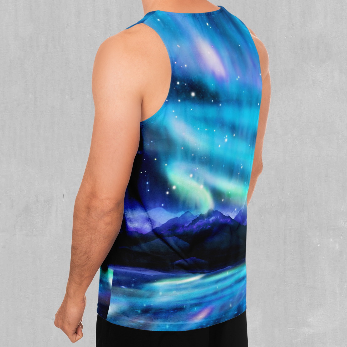 Northern Lights Men's Tank Top - Azimuth Clothing