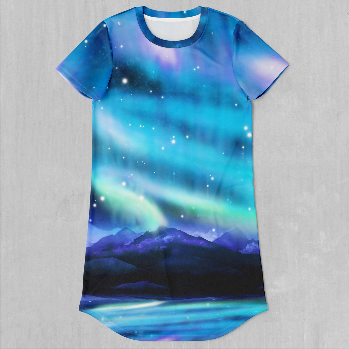Northern Lights T-Shirt Dress