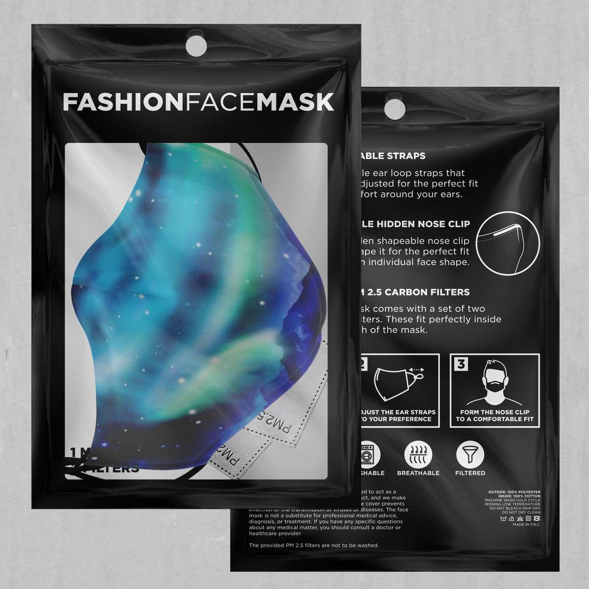 Northern Lights Face Mask - Azimuth Clothing