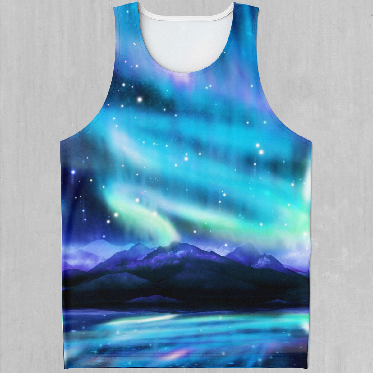 Northern Lights Men's Tank Top - Azimuth Clothing