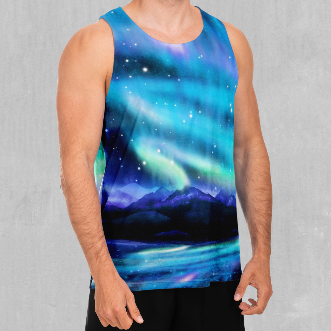 Northern Lights Men's Tank Top - Azimuth Clothing