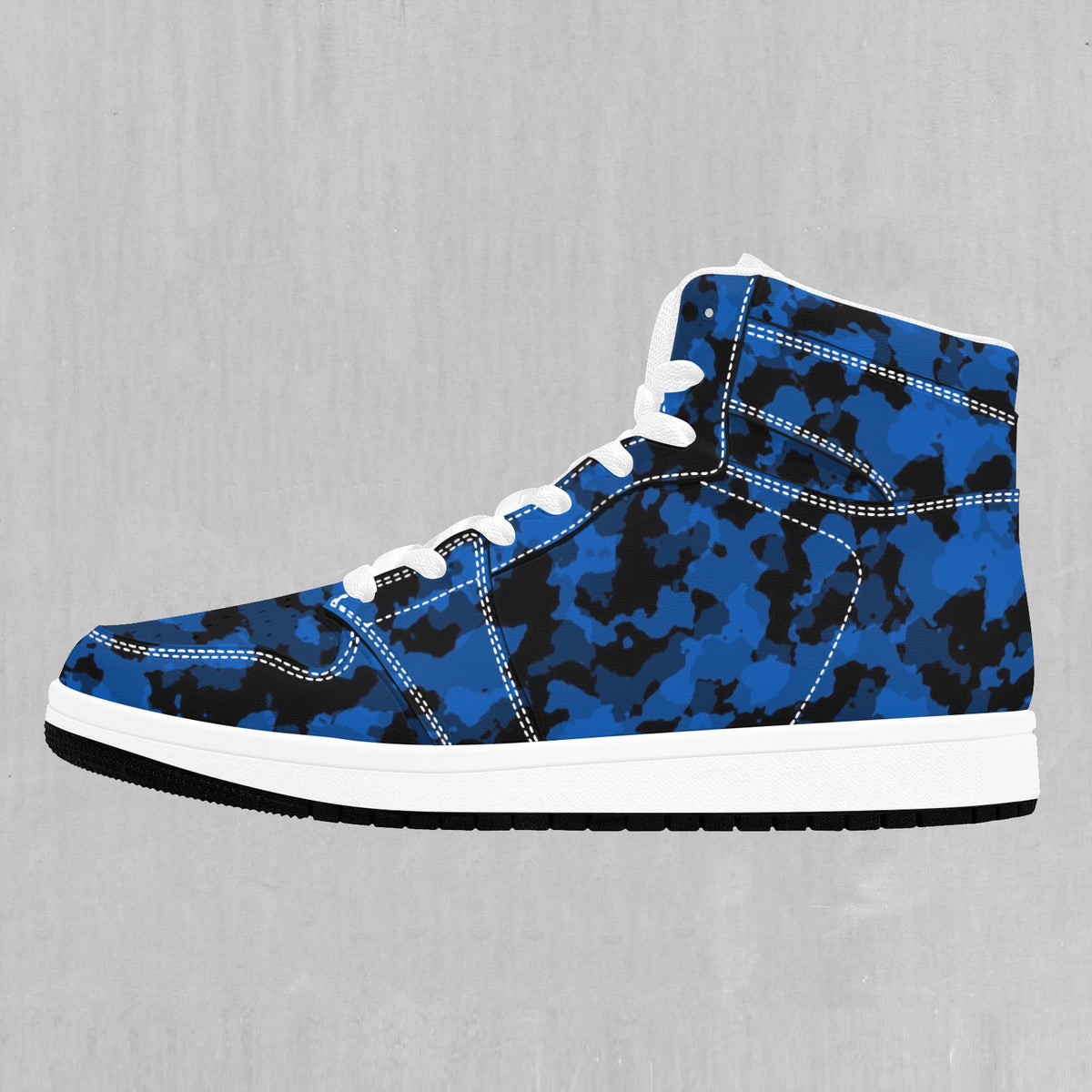 Oceania Blue Camo High Top Sneakers