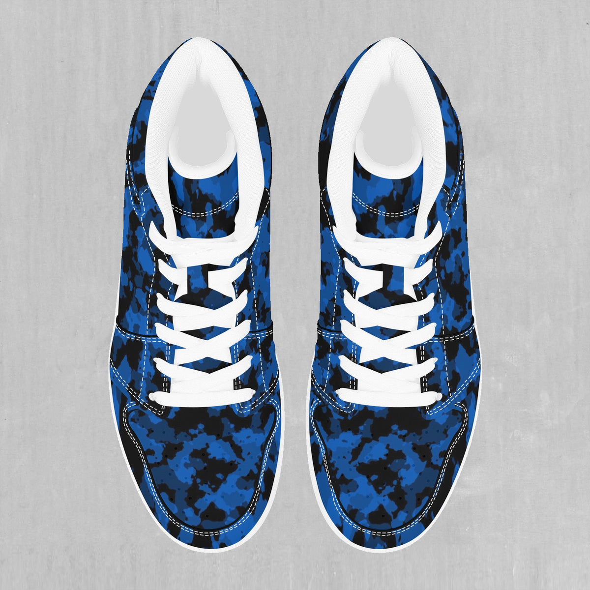 Oceania Blue Camo High Top Sneakers