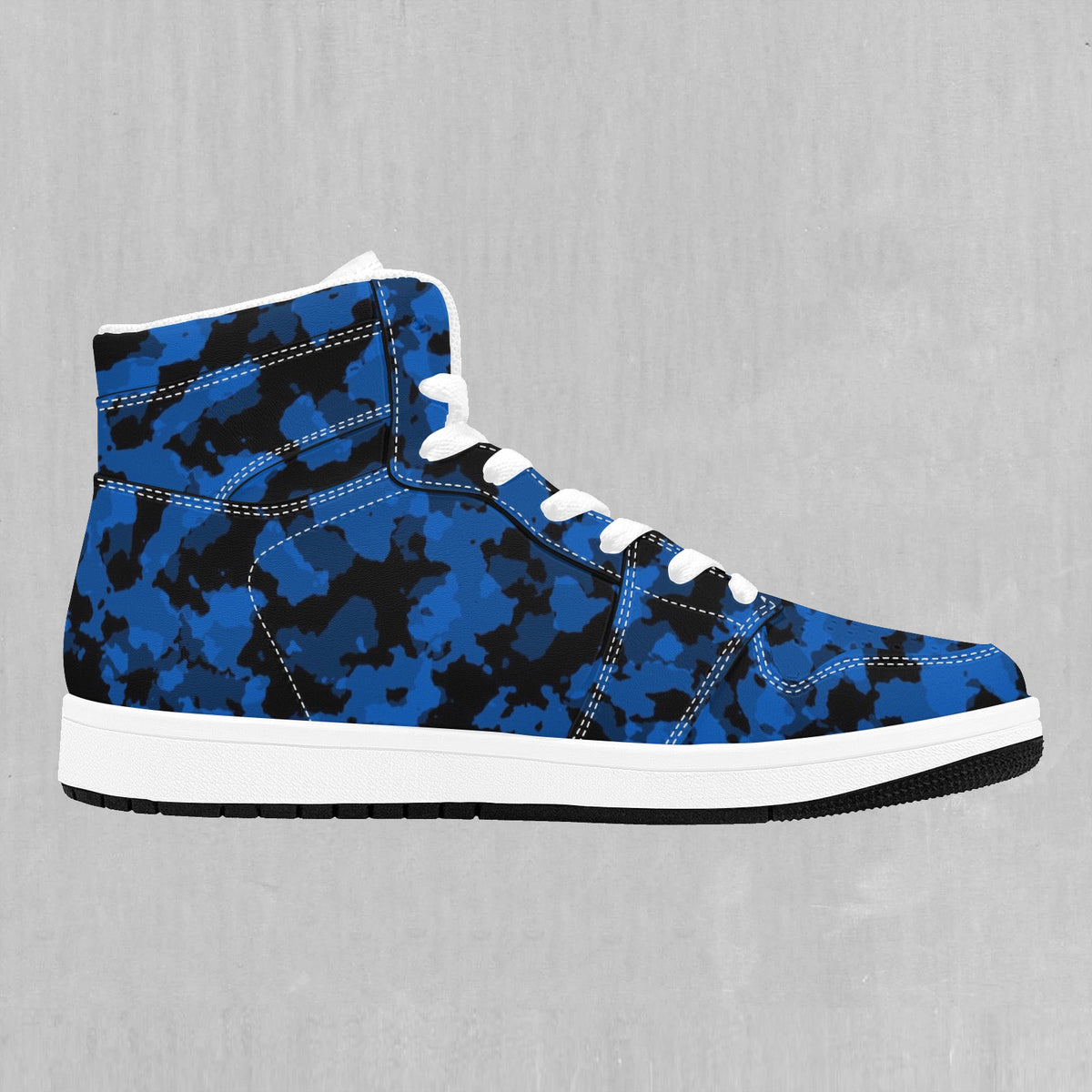 Oceania Blue Camo High Top Sneakers