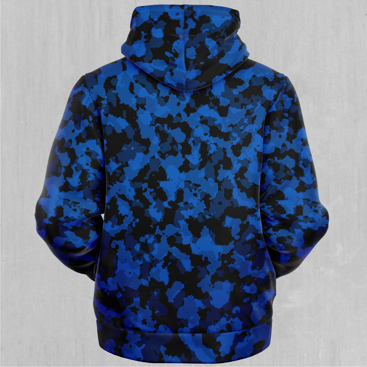 Oceania Blue Camo Sherpa Hoodie