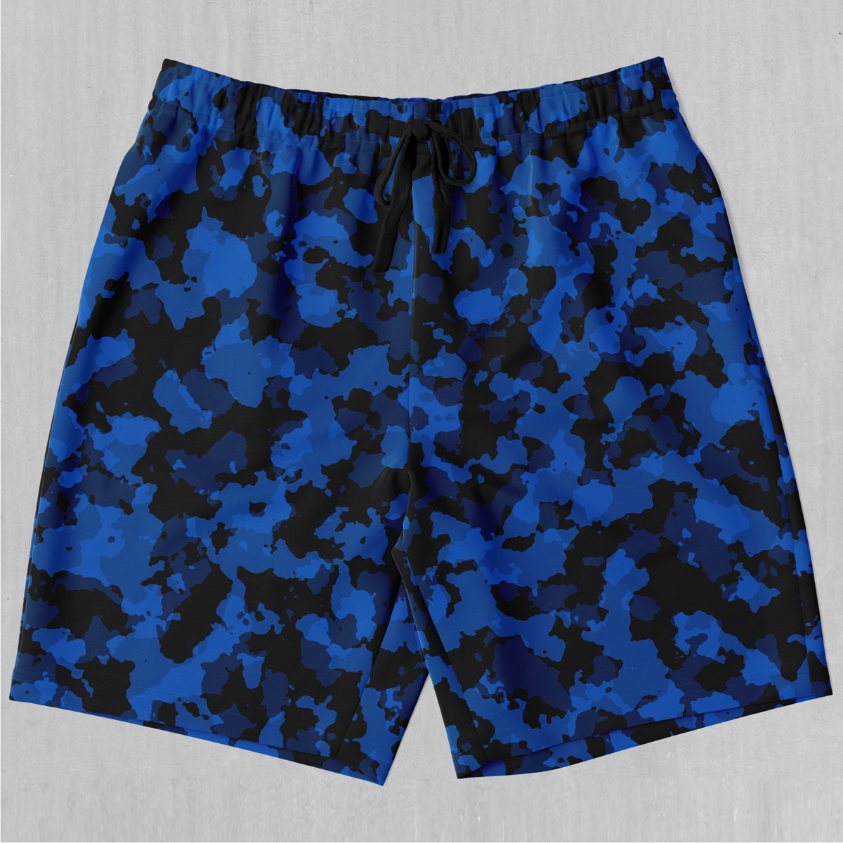 Oceania Blue Camo Shorts - Festival Clothing, Rave Outfits, EDM Gear