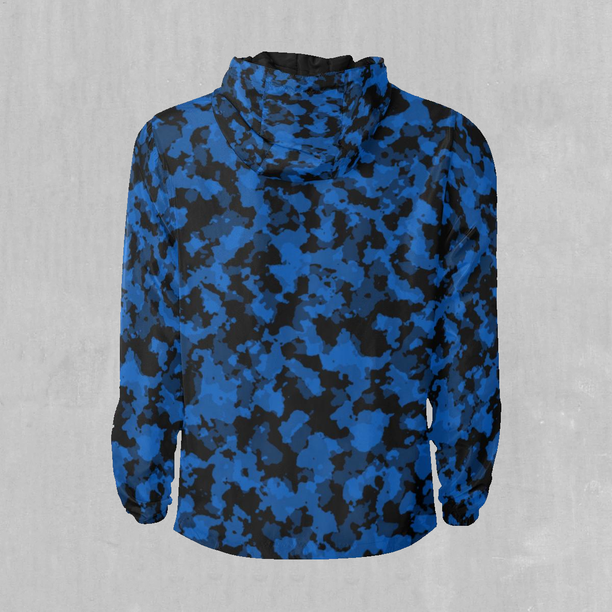 Oceania Blue Camo Windbreaker