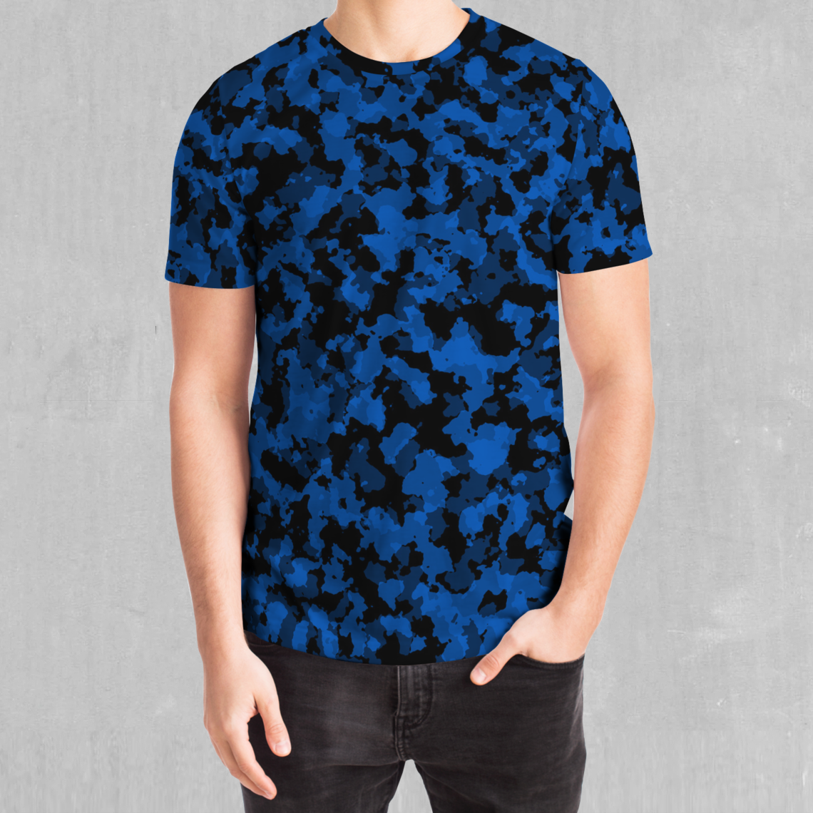 Oceania Blue Camo Tee